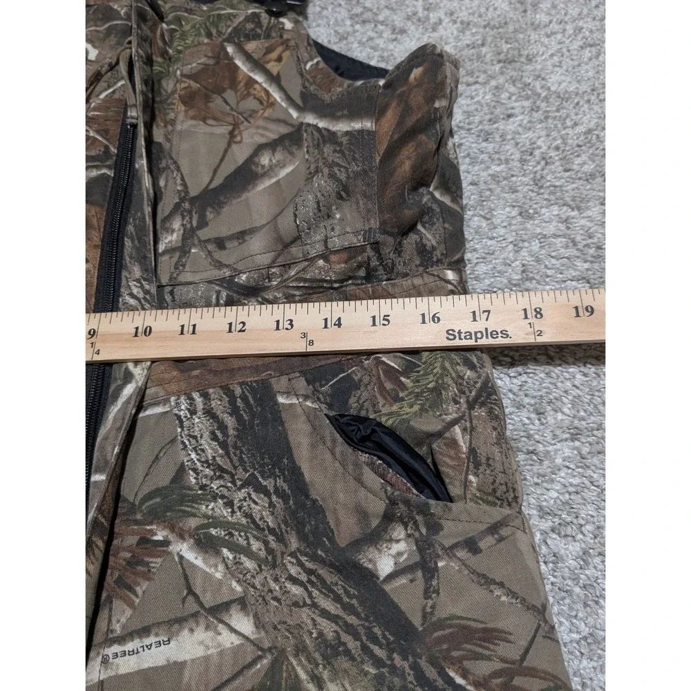 Russell Outdoors Bib Overalls Youth XL Camo Flintlock Insulated Hunting Realtree